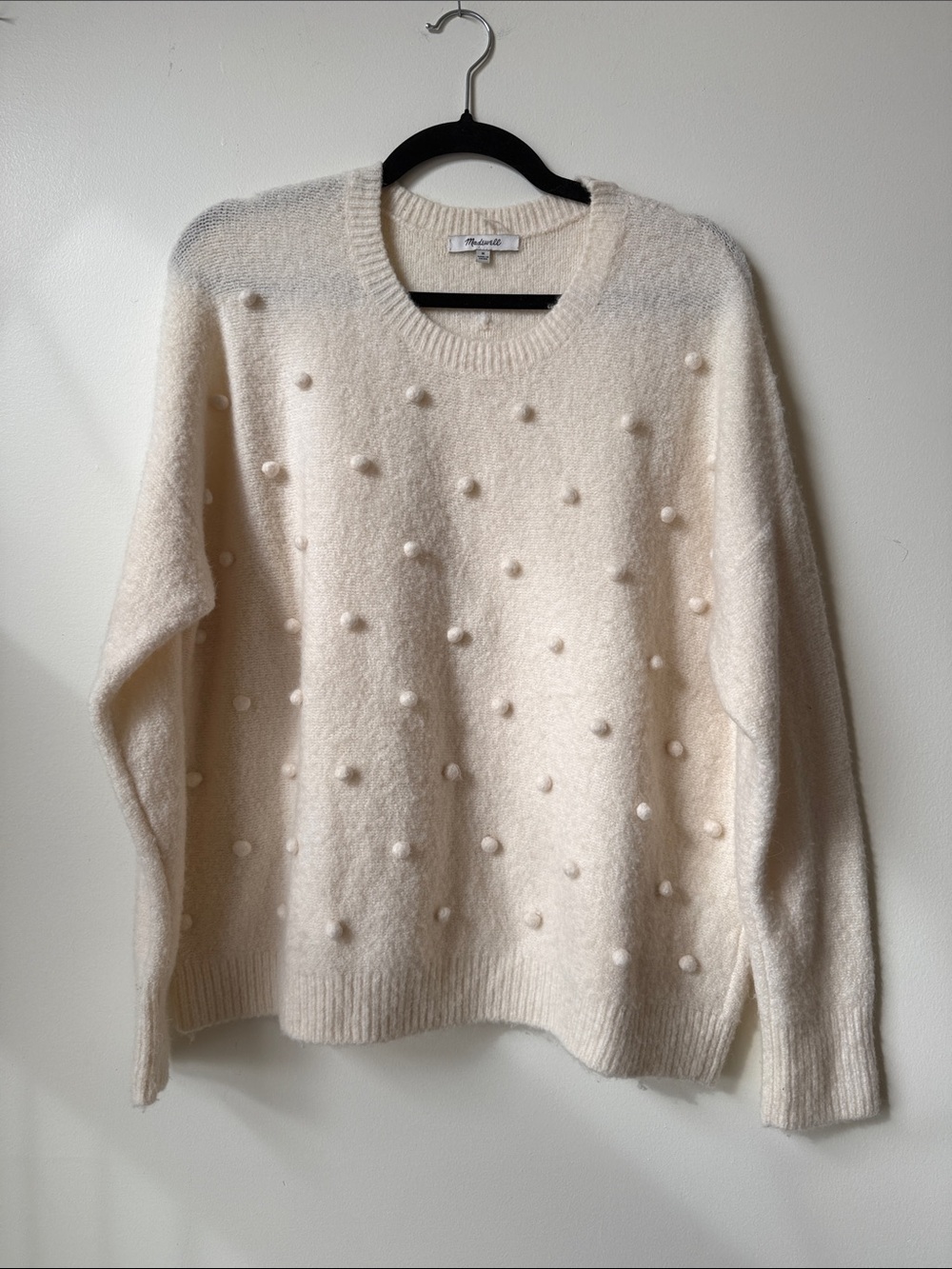 madewell bobble pullover sweater